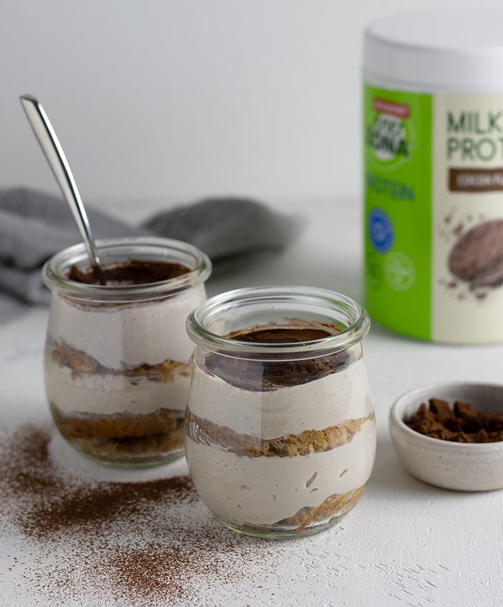 Tiramisù con crema alle Milk Protein cover