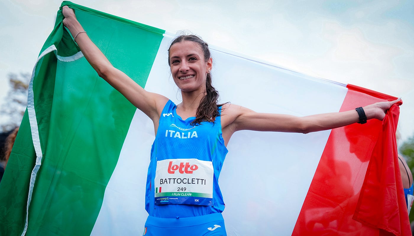 Nadia Battoletti campionessa Europea Corsa su strada 10 km 2025