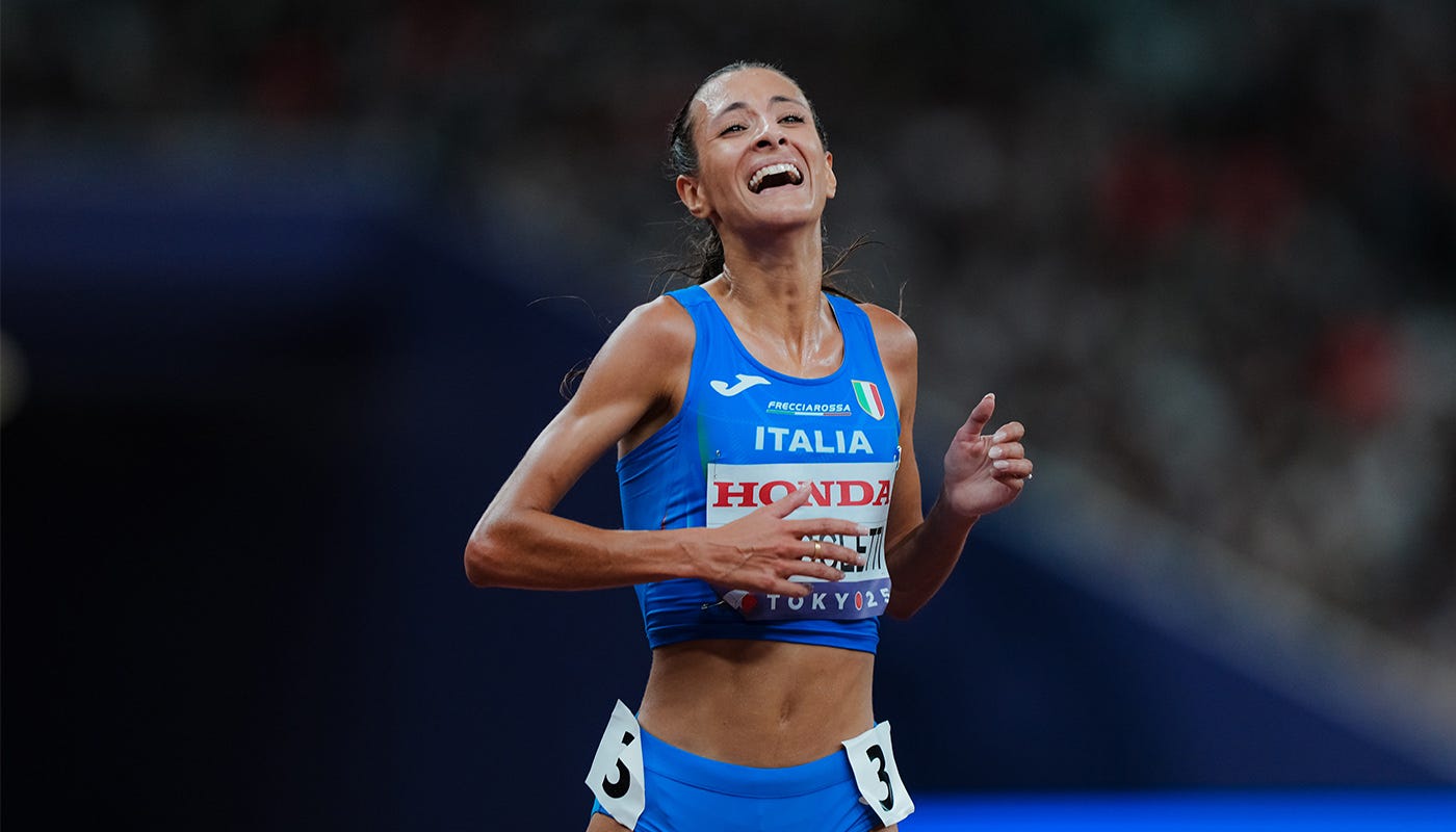 Nadia Battocletti Argento nei 10.000 mt mondiali 2025