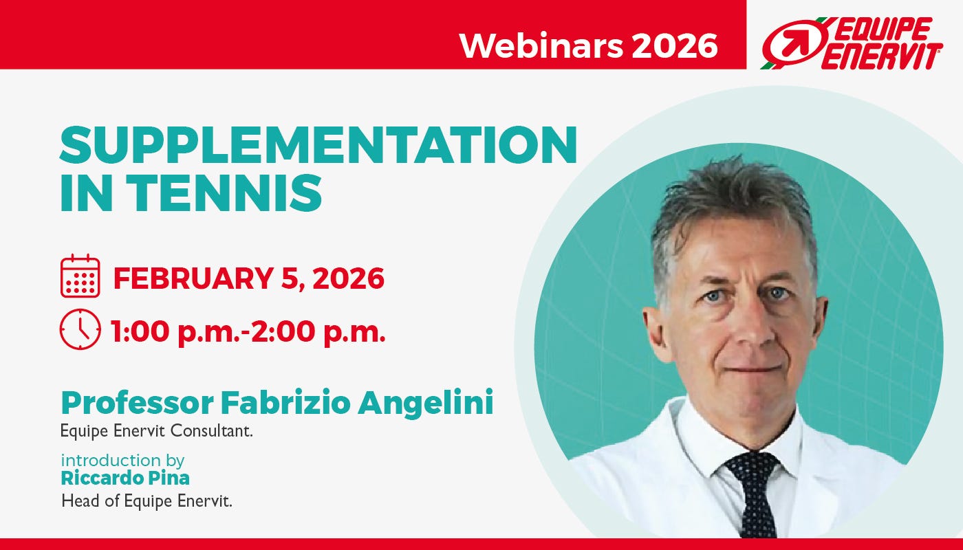 Webinar tennis supplementation Webinar tennis supplementation