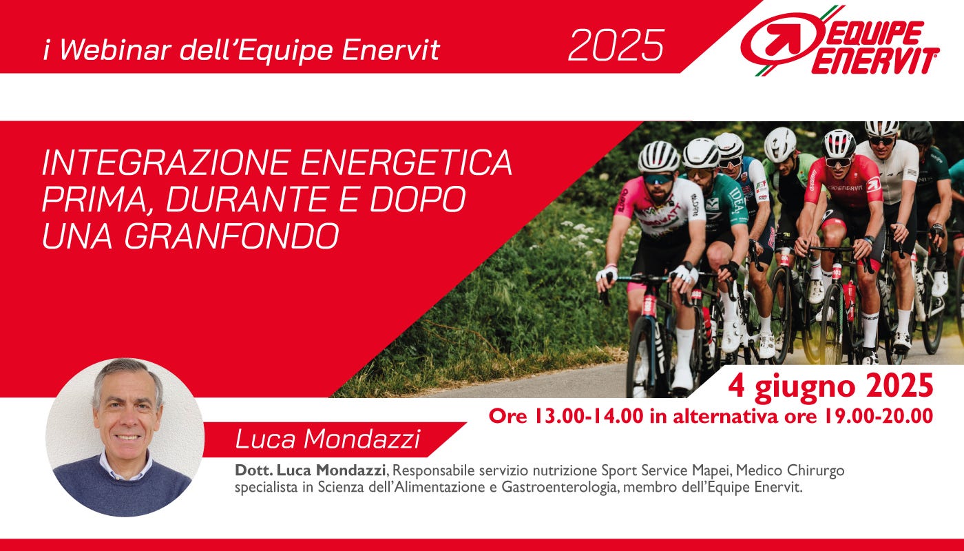 Iscriviti al webinar dell'Equipe Enervit