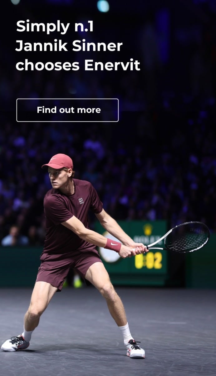 Jannik Sinner chooses Enervit