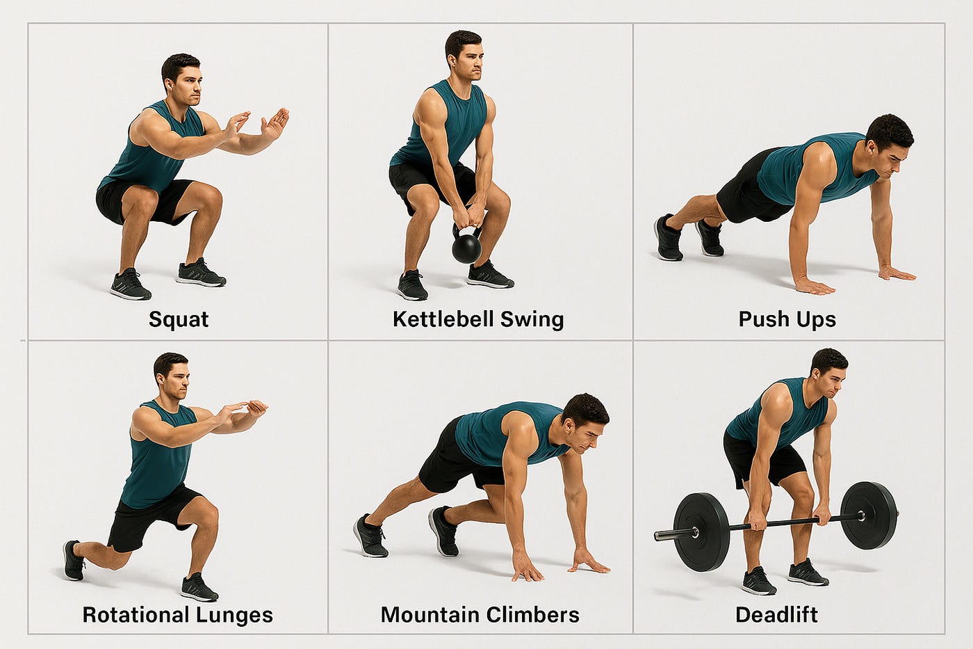 Functional training workout